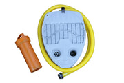 Standard foot pump aand emergency repair kit